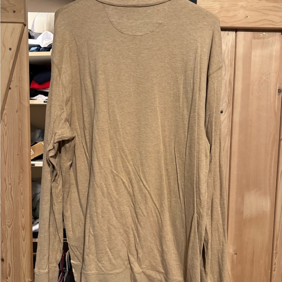 Polo by Ralph Lauren Light Brown Quarter-Zip Pullover - Picture 2 of 3